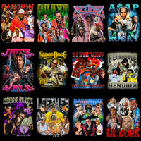 Load image into Gallery viewer, 40 Music Artists Vintage Bootleg V1 Designs Bundle PNG
