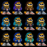 Load image into Gallery viewer, 32 Garfield Swag Cat Cartoon Football Designs Bundle PNG
