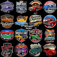Load image into Gallery viewer, 100 Cars Classics Best Designs Bundle PNG
