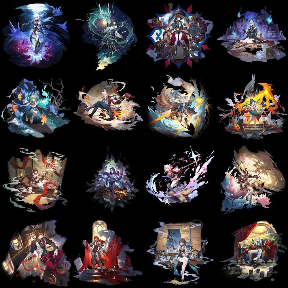 60 Mobile Honkai Star Rail Gaming Designs Bundle PNG