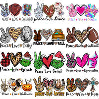 Load image into Gallery viewer, 99 Peace Love Designs Bundle PNG
