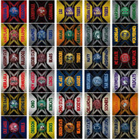 Load image into Gallery viewer, 129 NCAA College Sports Metal Grating Tumbler Wrap Bundle JPG
