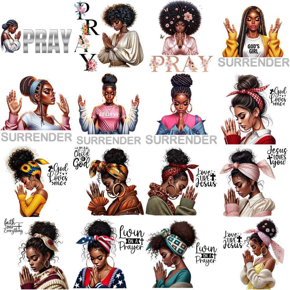 45 PRAY Faith Religion Designs Bundle PNG