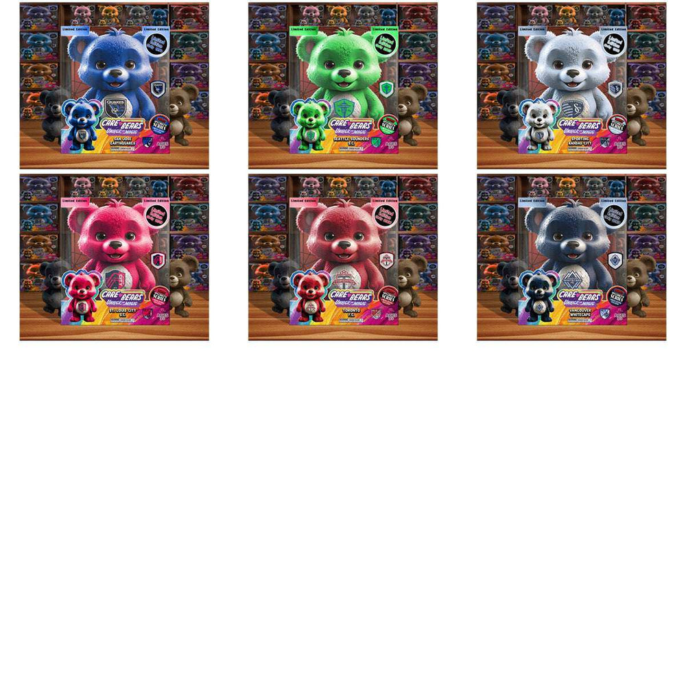 30 Soccer USA Teams Care Bear Box Tumbler Wrap Bundle JPG