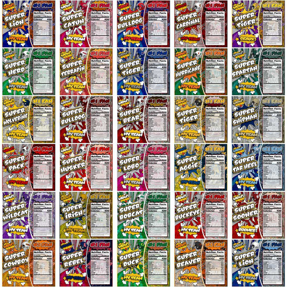 129 NCAA College Sports Super Team Tumbler Wrap Bundle JPG