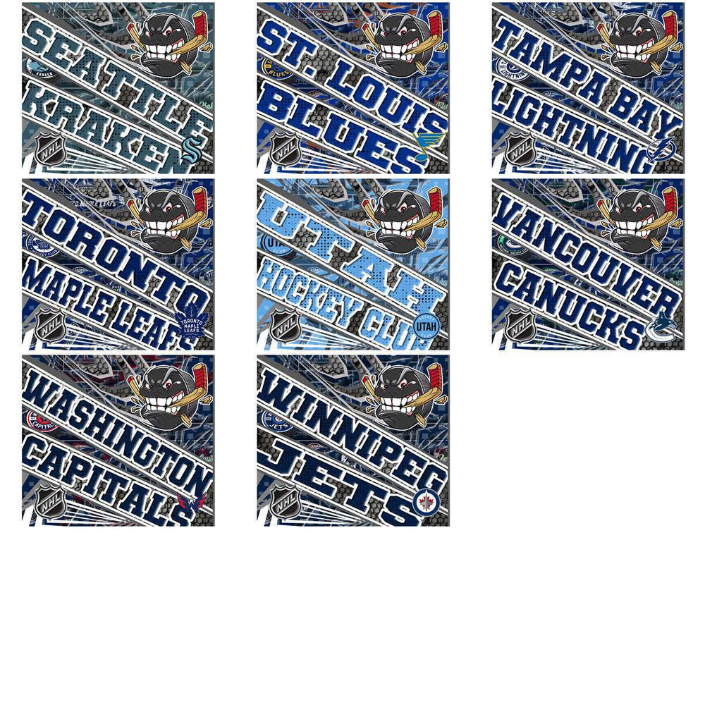 32 Ice Hockey Teams Angry Sports Wraps Tumbler Wrap Bundle JPG
