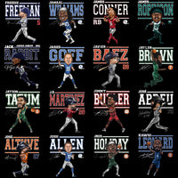 Load image into Gallery viewer, 65 Sports Cartoon Mix Players Big Head Vintage Designs Bundle PNG
