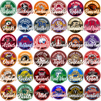 Load image into Gallery viewer, 111 College NCAA Metal Circle Logos PNG Designs Bundle
