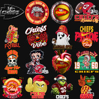 Load image into Gallery viewer, 80 Chiefs Kansas Super Bowl 2025 Football Designs Bundle PNG
