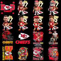 Load image into Gallery viewer, 65 Super Bowl CHIEFS MEGA Football Designs Bundle PNG
