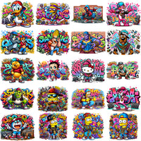Load image into Gallery viewer, 60 Cartoons Graffiti Wall Designs Bundle PNG
