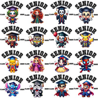 Load image into Gallery viewer, 52 Pop Culture Senior Class 2025 Graduation Designs Bundle PNG
