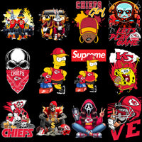 Load image into Gallery viewer, 60 Chiefs Kansas Super Bowl 2025 Football Designs Bundle PNG
