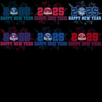 Load image into Gallery viewer, 30 Happy New Year 2025 Baseball Teams Designs Bundle PNG

