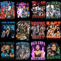 Load image into Gallery viewer, 40 Music Artists Vintage Bootleg V1 Designs Bundle PNG
