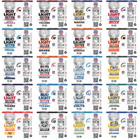 Load image into Gallery viewer, 32 Football Team Bud Light Seltzer Tumbler Wrap Bundle JPG
