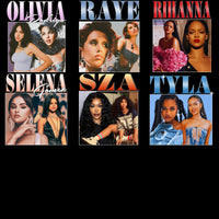 Load image into Gallery viewer, 23 Music Artists Homage Designs Bundle PNG
