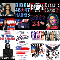 Load image into Gallery viewer, 35 Kamala Harris President 2024 V1 Designs Bundle PNG
