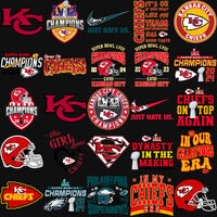 Load image into Gallery viewer, 140 Football &amp; Super Bowl Designs Bundle PNG
