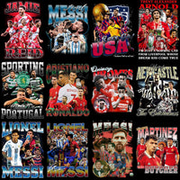Load image into Gallery viewer, 37 Football Soccer Players Bootleg Designs Bundle PNG
