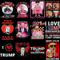 Load image into Gallery viewer, 50 Donald Trump Love Designs Bundle PNG
