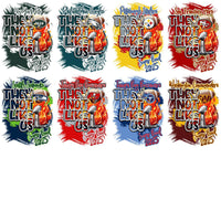Load image into Gallery viewer, 32 THEY NOT LIKE US Super Bowl 2025 Football Teams Designs Bundle PNG + PSD
