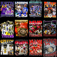 Load image into Gallery viewer, 41 Football Bootleg Players &amp; Teams Designs Bundle PNG
