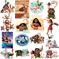 Load image into Gallery viewer, 50 Movie Sea Moana Cartoon Designs Bundle PNG
