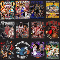 Load image into Gallery viewer, 40 Basketball Best Bootleg Players Designs Bundle PNG
