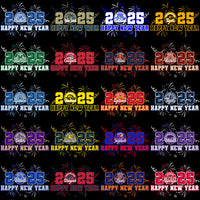Load image into Gallery viewer, 120 College Football NCAA Teams Happy New Year 2025 Designs Bundle PNG
