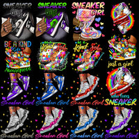 Load image into Gallery viewer, 30 Shoes Brand Swoosh Sneaker Girl Designs Bundle PNG
