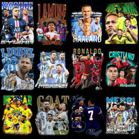 Load image into Gallery viewer, 55 Football Soccer Players Bootleg Designs Bundle PNG
