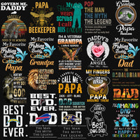 Load image into Gallery viewer, 190 Dad Father&#39;s Day Mixed Designs Bundle PNG
