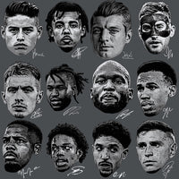 Load image into Gallery viewer, 71 Soccer Big Heads Players Faces Football Signature Designs Bundle PNG
