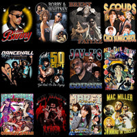 Load image into Gallery viewer, 40 Music Stars Mix Designs Bundle PNG
