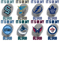 Load image into Gallery viewer, 32 Ice Hockey Teams In My Blood DNA Designs Bundle PNG
