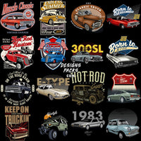 Load image into Gallery viewer, 100 Cars Classics Best Designs Bundle PNG
