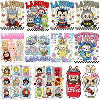 Load image into Gallery viewer, 44 Cartoon LABUBU Pop Culture Designs Bundle PNG
