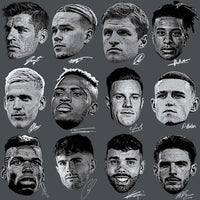 Load image into Gallery viewer, 71 Soccer Big Heads Players Faces Football Signature Designs Bundle PNG
