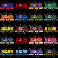 Load image into Gallery viewer, 120 College Football NCAA Teams Happy New Year 2025 Designs Bundle PNG
