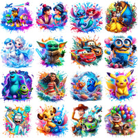 Load image into Gallery viewer, 50 Cartoon Mixed Designs Bundle PNG
