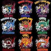 Load image into Gallery viewer, 123 College NCAA Team Retro PNG Designs Bundle
