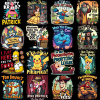 Load image into Gallery viewer, 85 Cartoons Mixed Pop culture Designs Bundle SVG
