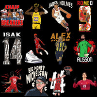 Load image into Gallery viewer, 45 Cartoon Sports Stars Popular Designs Bundle PNG
