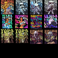 Load image into Gallery viewer, 55 Cartoon Wave Pop culture Designs Bundle PNG
