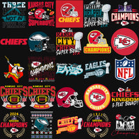 Load image into Gallery viewer, 140 Football &amp; Super Bowl Designs Bundle PNG
