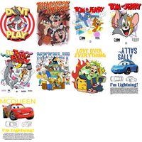 Load image into Gallery viewer, 40 Cartoons 90s Kids Classics Street Wear Designs Bundle PNG
