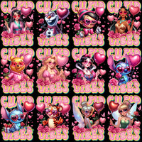 Load image into Gallery viewer, 32 Valentine Cartoons Cupid Vibes Designs Bundle PNG
