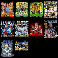 Load image into Gallery viewer, 55 Football Soccer Players Bootleg Designs Bundle PNG
