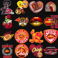 Load image into Gallery viewer, 80 Chiefs Kansas Super Bowl 2025 Football Designs Bundle PNG
